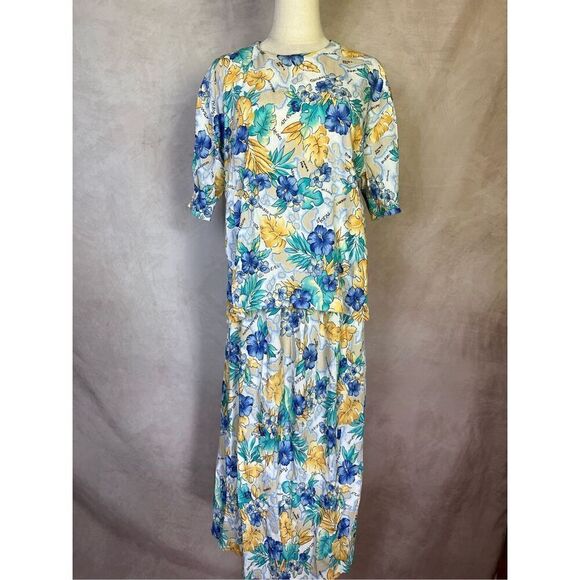 Vintage 2 Piece Set 1980s Vacation - Picture 1 of 5